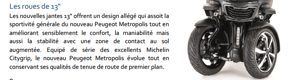 SCOOTER METROPOLIS 400 BORDEAUX